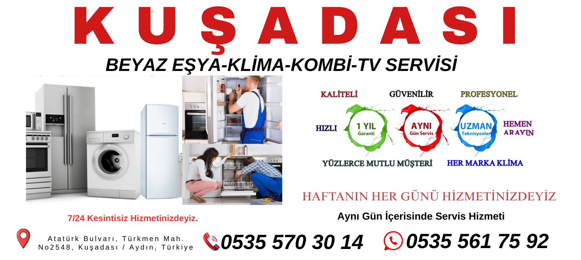 Kuşadası Beyaz Eşya